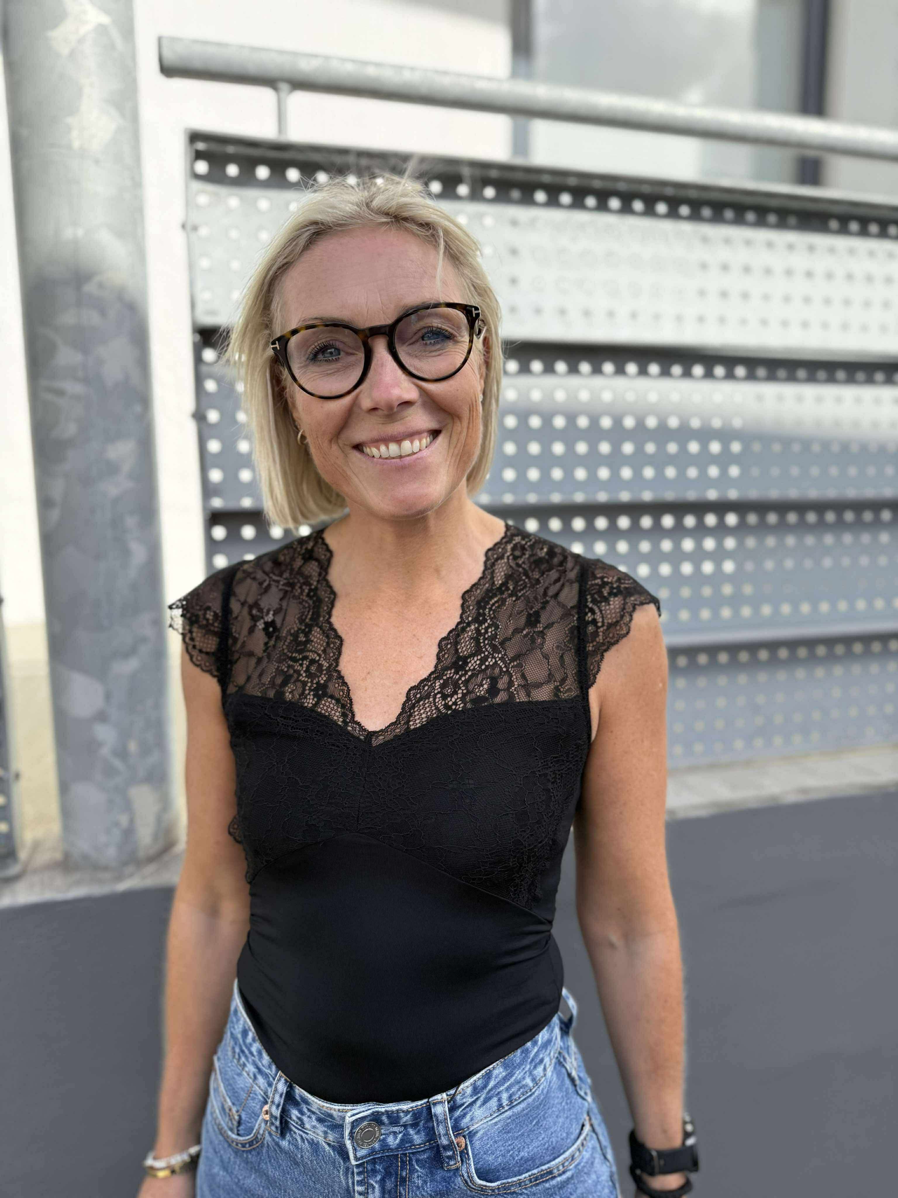 PCTATIANNA Bodystocking - Black